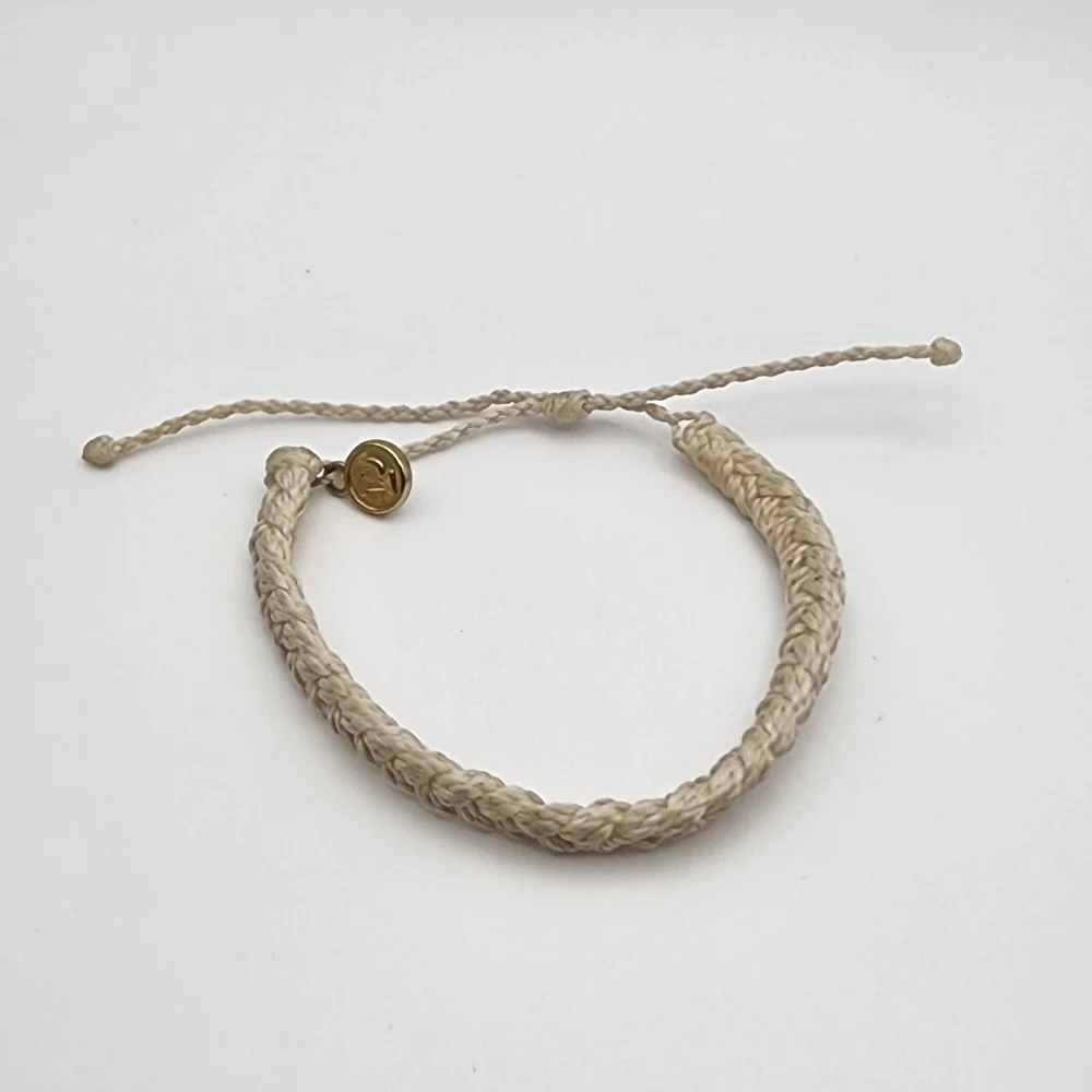 Pura Vide White Braided Adjustable Bracelet
